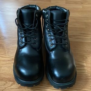 Safe T Step Steel Toe Work Boots - Mens